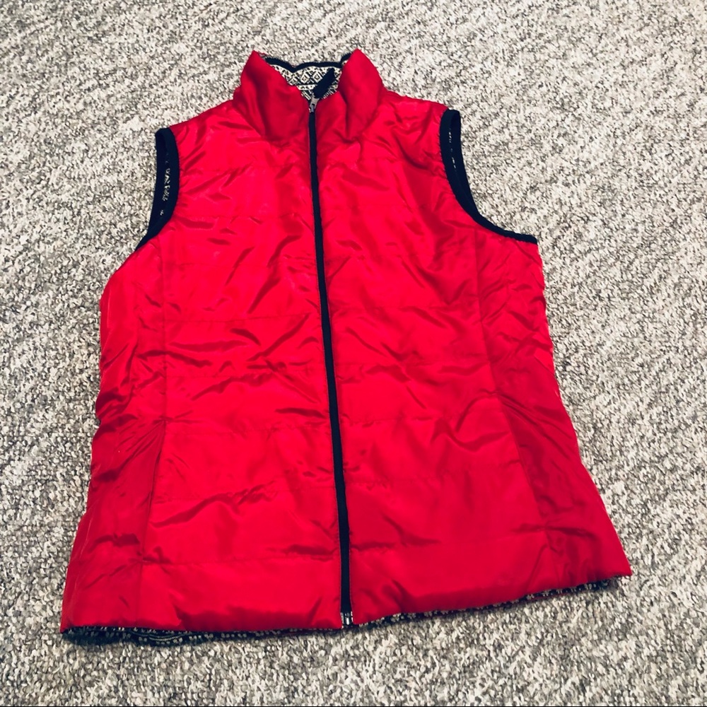 Rafaella Reversible Puffer Vest Size Small - Picture 2 of 12